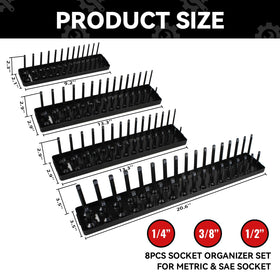 AIUITIO assembled sockets on rails demonstrating capacity and orderly layout