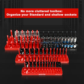 AIUITIO dual-rail view displaying deep and shallow socket storage benefit