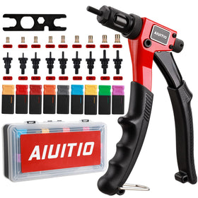 AIUITIO front view with tool and case showing organized kit and portability benefit