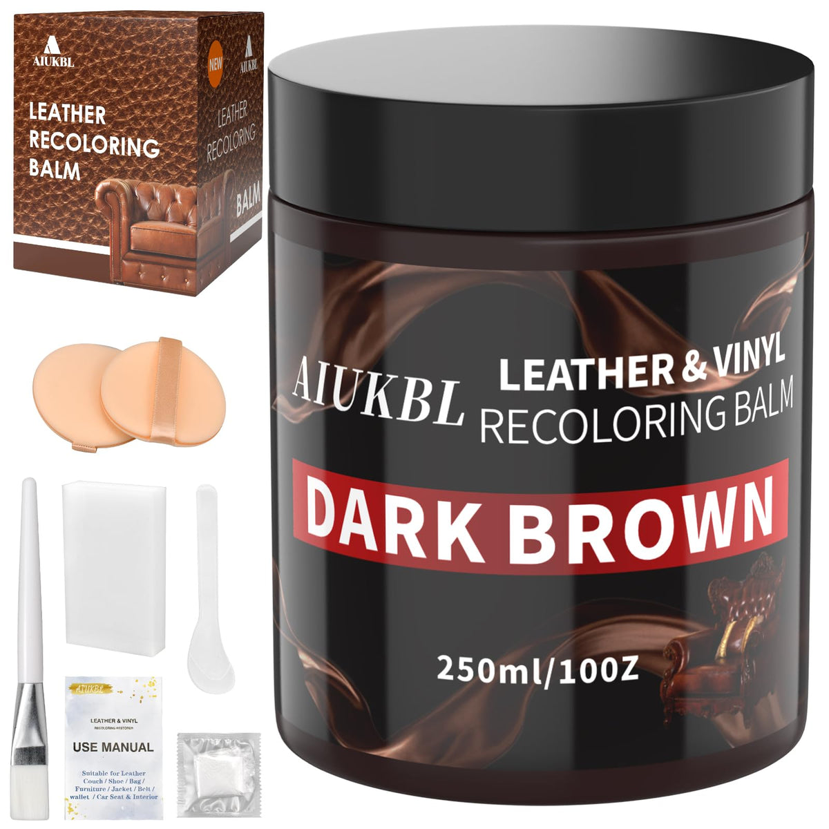 AIUKBL front packaging showing compact balm helpful for touch-ups