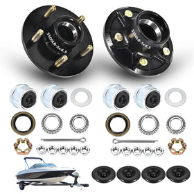 AIUWIZO front view hub assembly showing durable steel construction and reliable fit