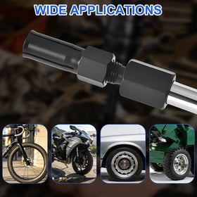 AIUWIZO collets beside ruler showing scale to confirm correct bearing inner diameter