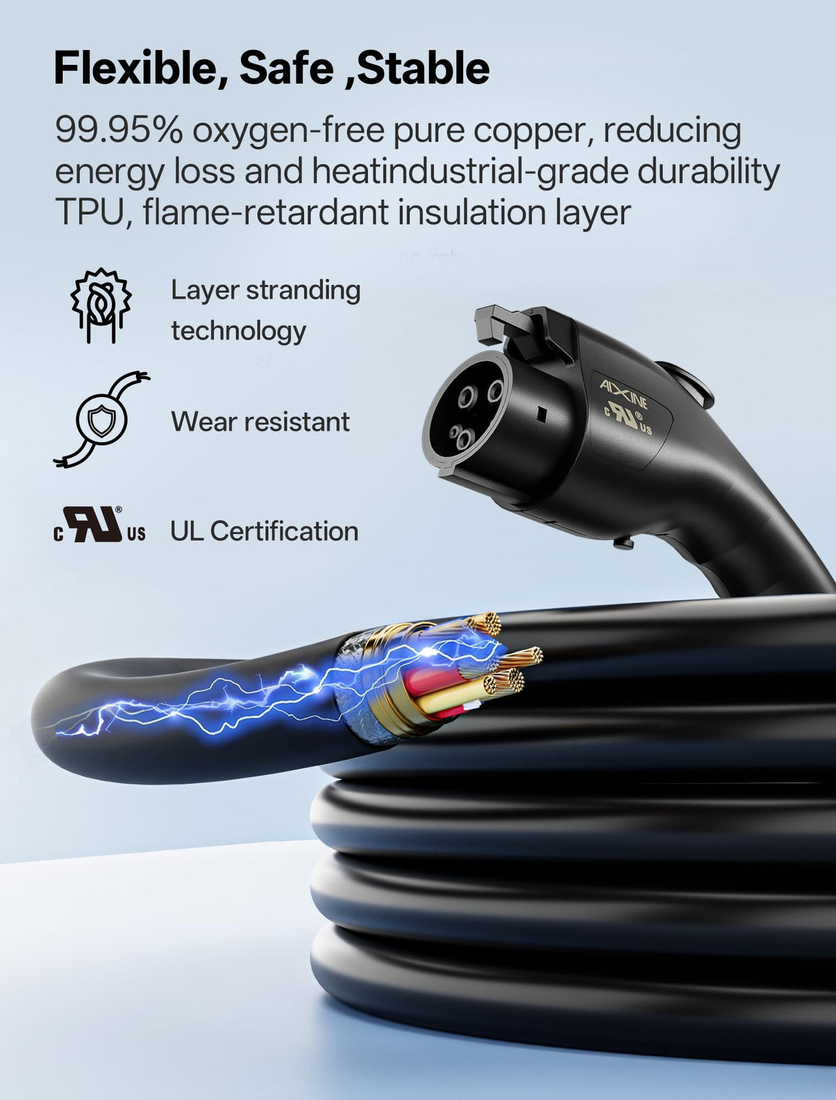 AIXINE weatherproof seal close-up demonstrating IP67 protection outdoors