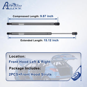 AiYiGu strut extended length measurement highlighting correct lift
