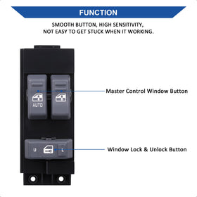 AiYiGu close-up of gray buttons highlighting tactile feel and clear function labeling