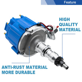AiYiGu distributor installed in an inline-6 engine bay demonstrating direct-fit compatibility