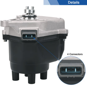 AiYiGu distributor installed in engine bay demonstrating direct-fit benefit