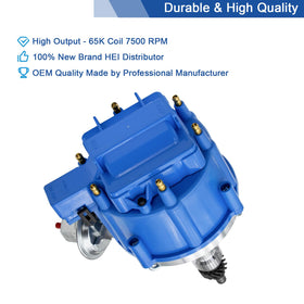 AiYiGu top rotor detail showing HEI cap fit and improved spark distribution benefit