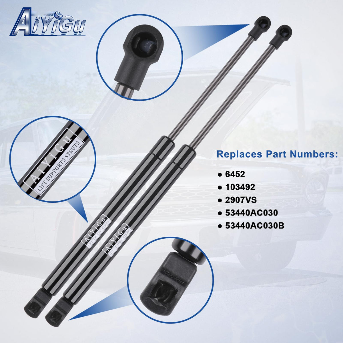 AiYiGu detail of end fitting snap clip for fast tool-free attachment benefit