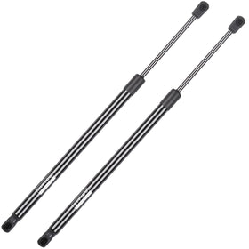 AiYiGu packaging showing pair of hood strut shocks and benefits of direct-fit replacement