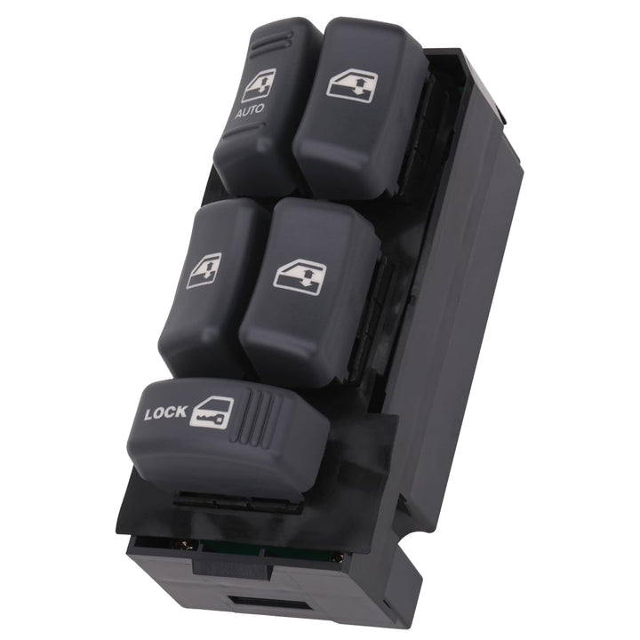 AiYiGu front panel switch showing button layout and easy replacement benefit