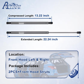 AiYiGu close-up of ball-socket end providing secure mounting and durability