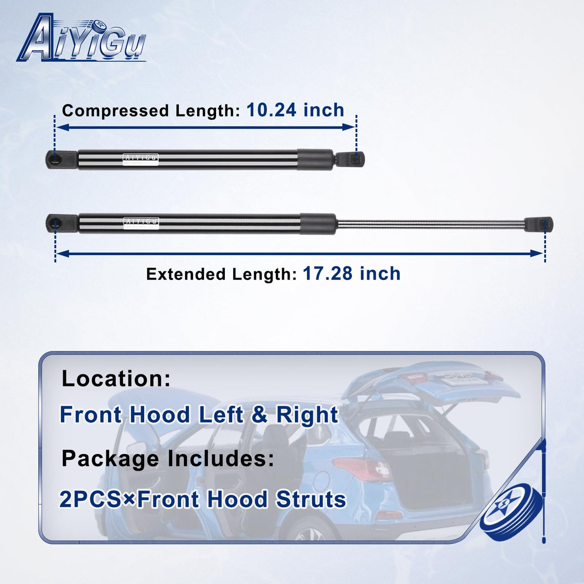 AiYiGu close-up of ball-socket end showing secure connection benefit