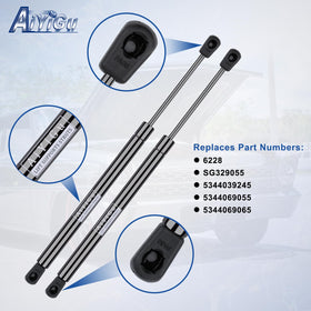 AiYiGu hood struts packaged kit with two struts and included hardware for easy install