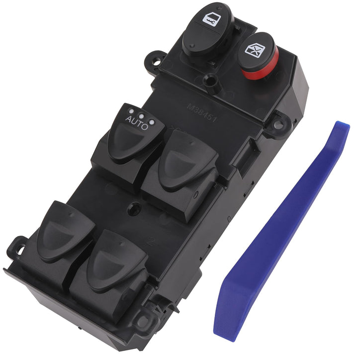 AiYiGu master switch front view showing buttons and ergonomic layout for easy control
