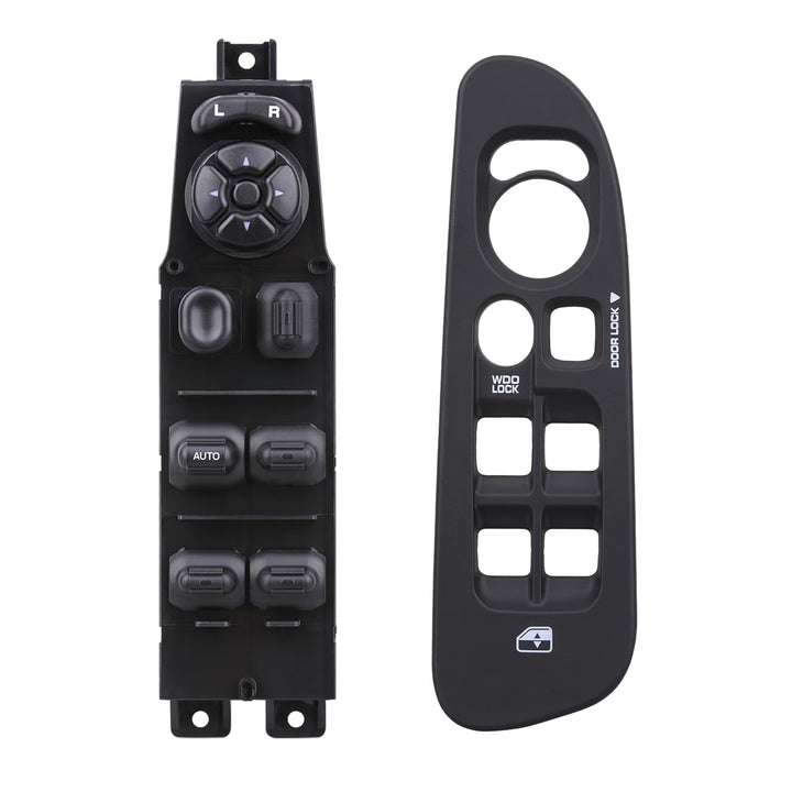 AiYiGu master window switch front view showing buttons and bezel for accurate fit