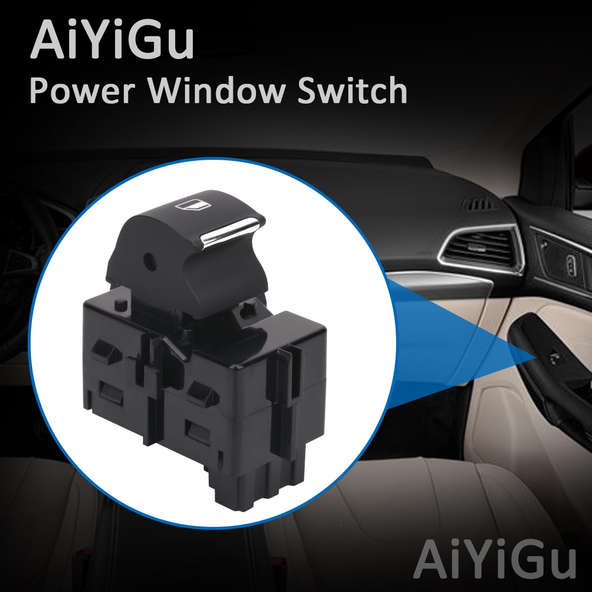 AiYiGu packaged replacement switch ready to ship, protecting the part