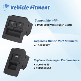 AiYiGu passenger switch front view showing clean finish and reliable control