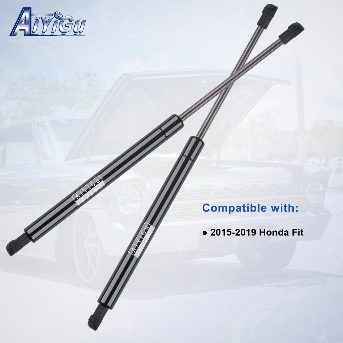 AiYiGu strut installed on Honda Fit rear hatch for reliable lift