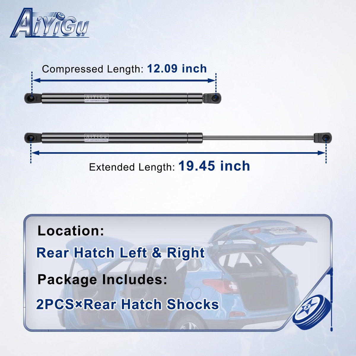 AiYiGu PM3630 close-up of piston stem for durability and smooth motion