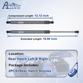 AiYiGu strut close-up of ball end showing secure mounting benefit