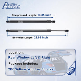 AiYiGu strut compressed length close-up for accurate fit verification
