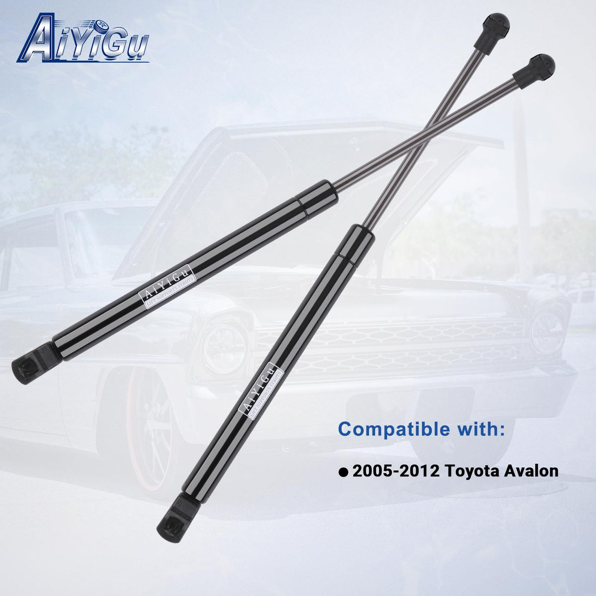 AiYiGu installed on hood driver side offering confident support during use