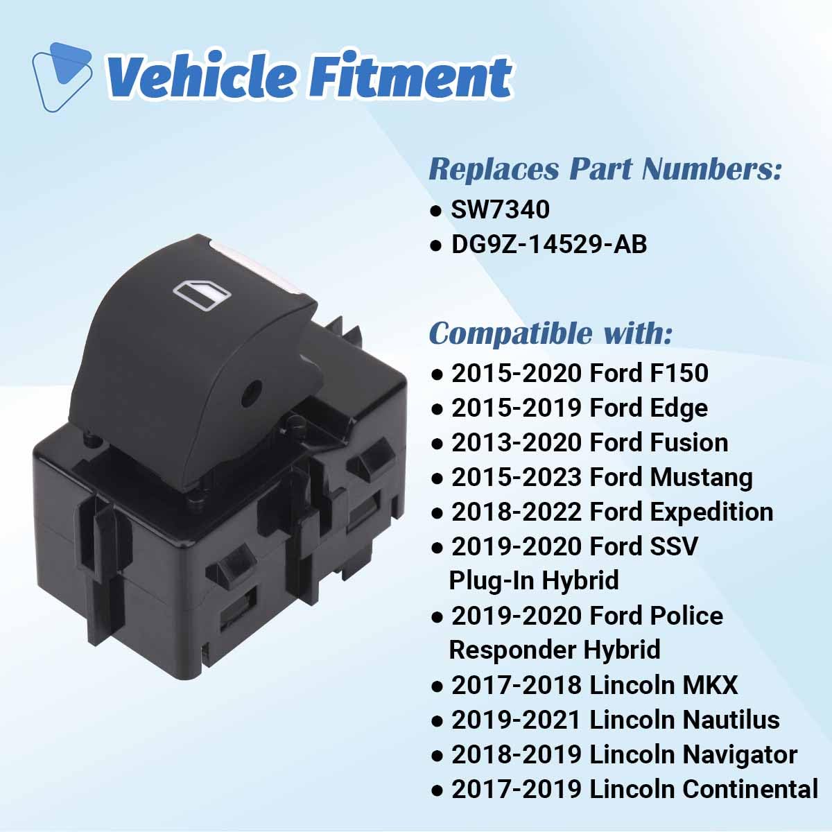 AiYiGu switch five-pin connector detail for quick OEM-style electrical fit