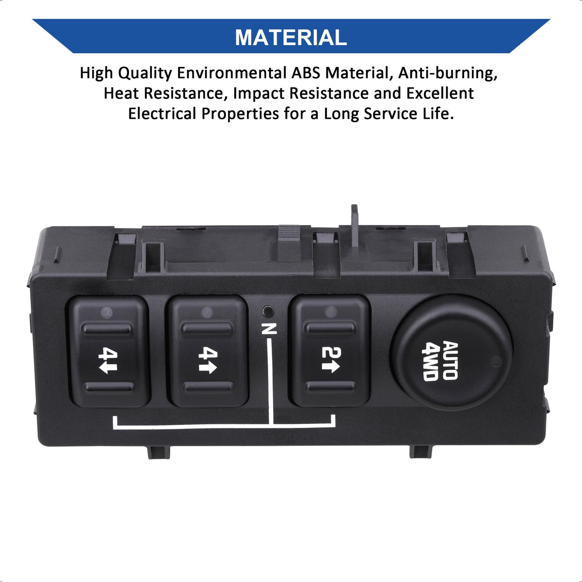 AiYiGu switch next to ruler showing compact size for correct fitment