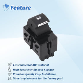 AiYiGu switch next to a ruler showing compact size for easy fitment