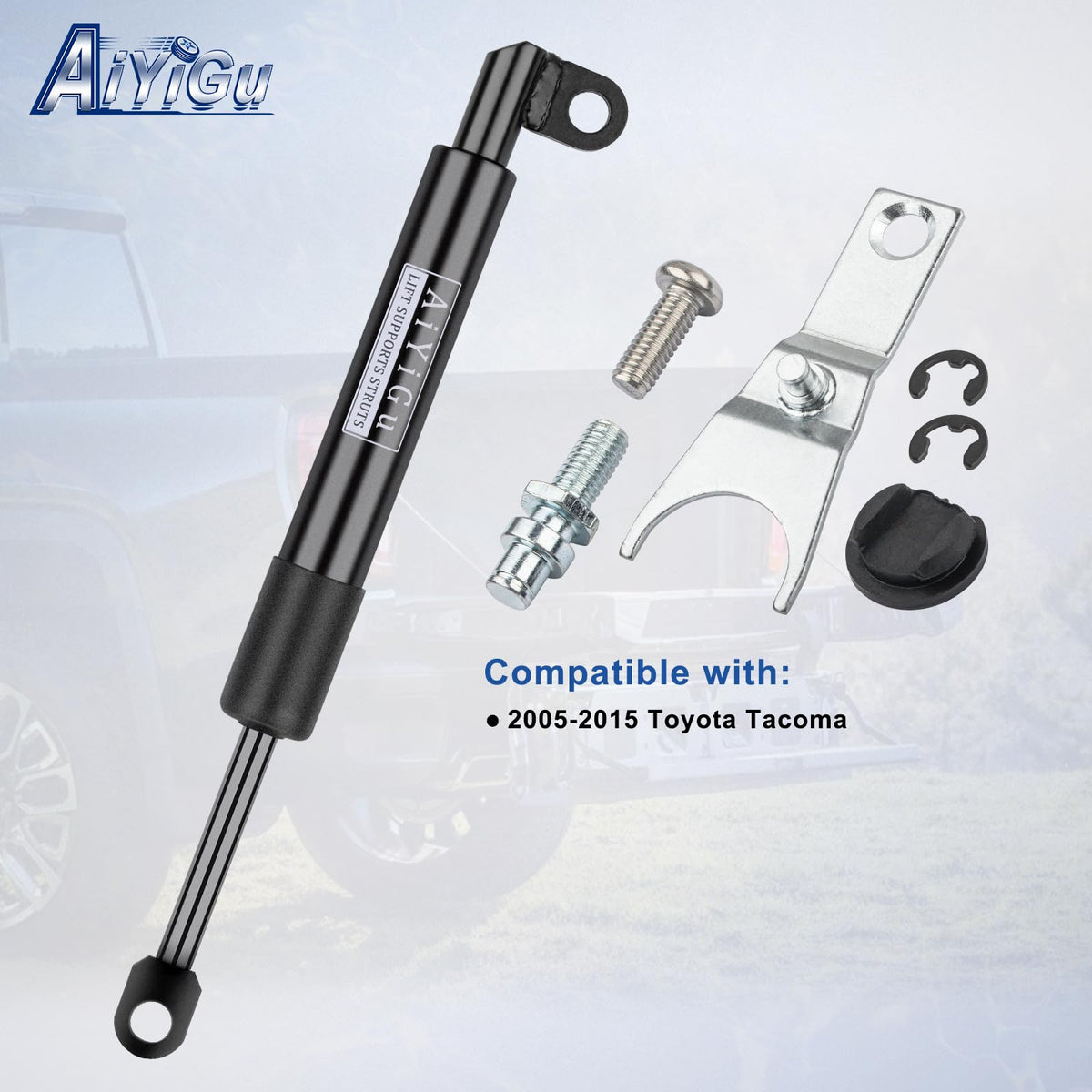 AiYiGu close-up of shock damper highlighting durable construction
