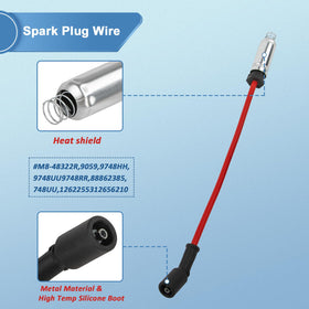AiYiGu spark plug wire boot detail showing secure connection and improved spark transfer