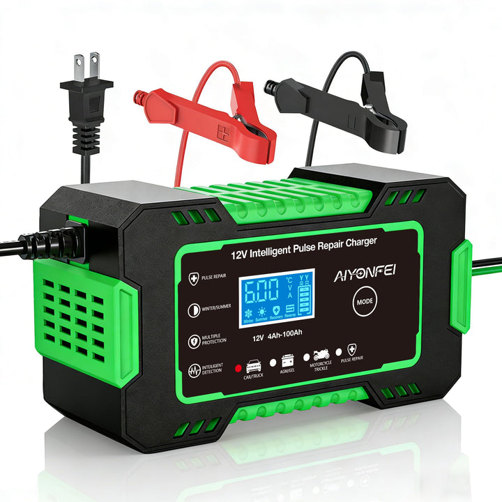 AIYONFEI front view with leads showing compact design and easy connection benefit