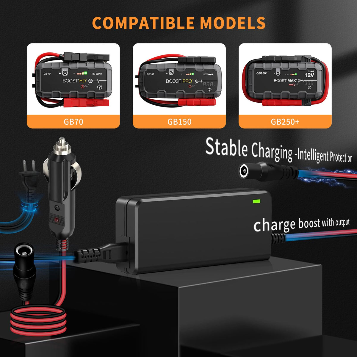AIZYSY adapter side label with voltage specs for correct compatibility