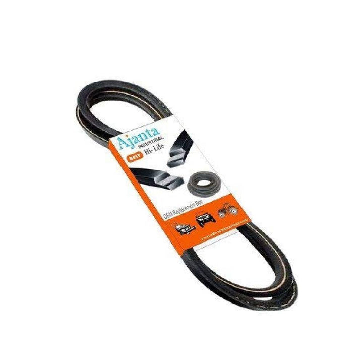 AJANTA INDUSTRIAL front packaging showing replacement belt and fit info for Kubota