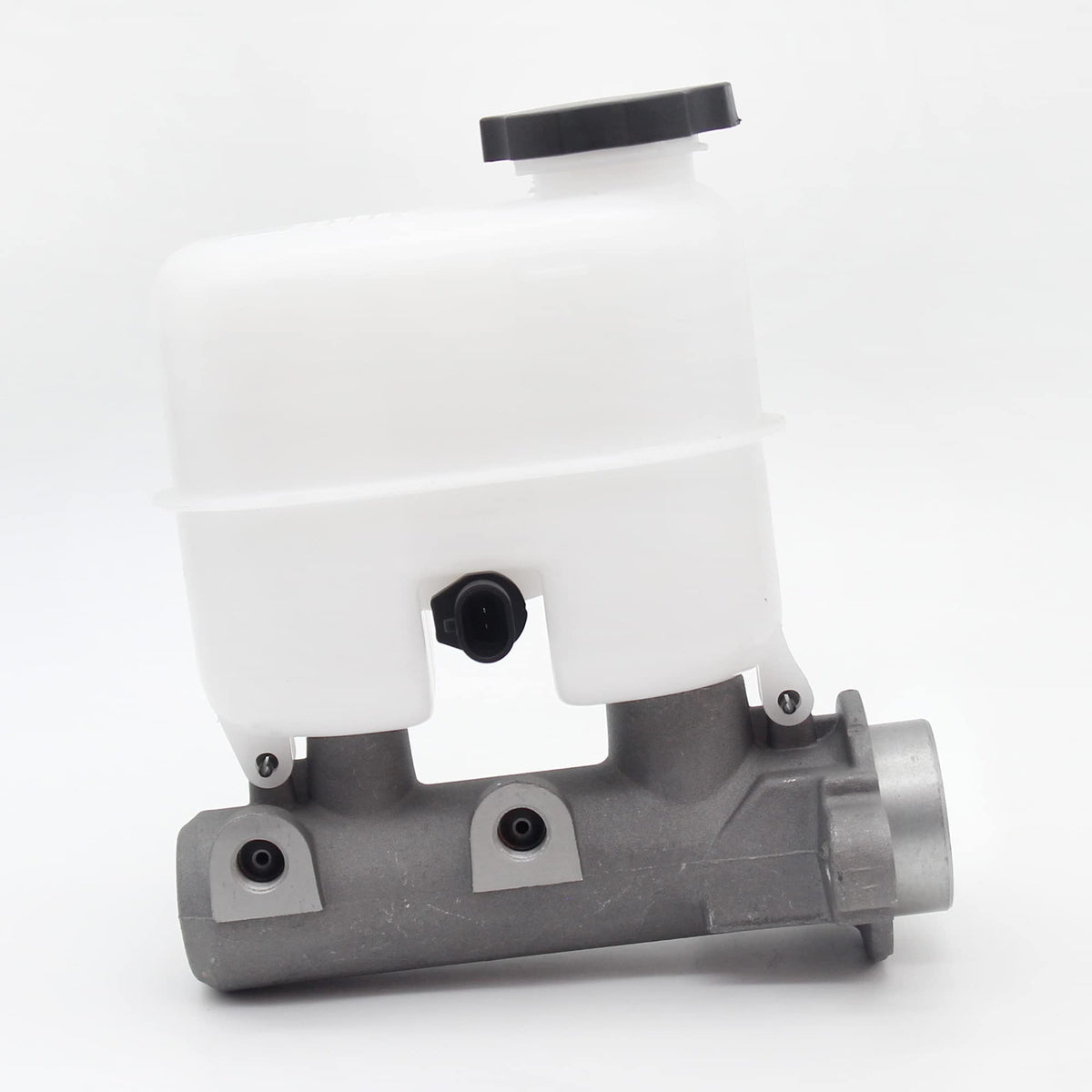Ajantech master cylinder next to ruler showing compact size and accurate dimensions