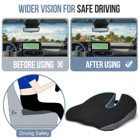 Ajiteogy underside showing non-slip rubber base, keeps cushion secure