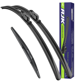AJK front packaging showing full wiper kit and fitment details for Honda HR-V