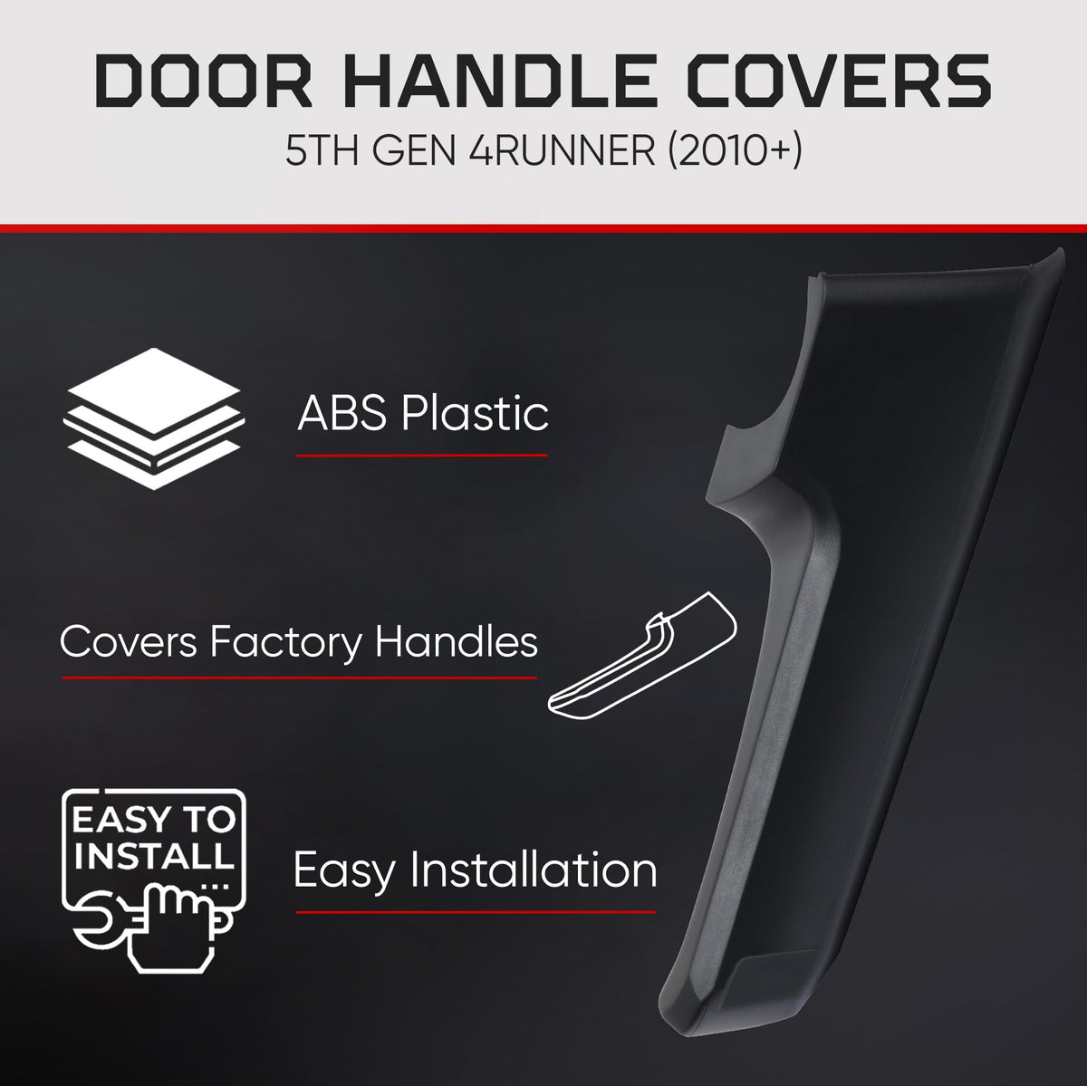 AJT DESIGN installed on rear door showing consistent finish and improved cabin style