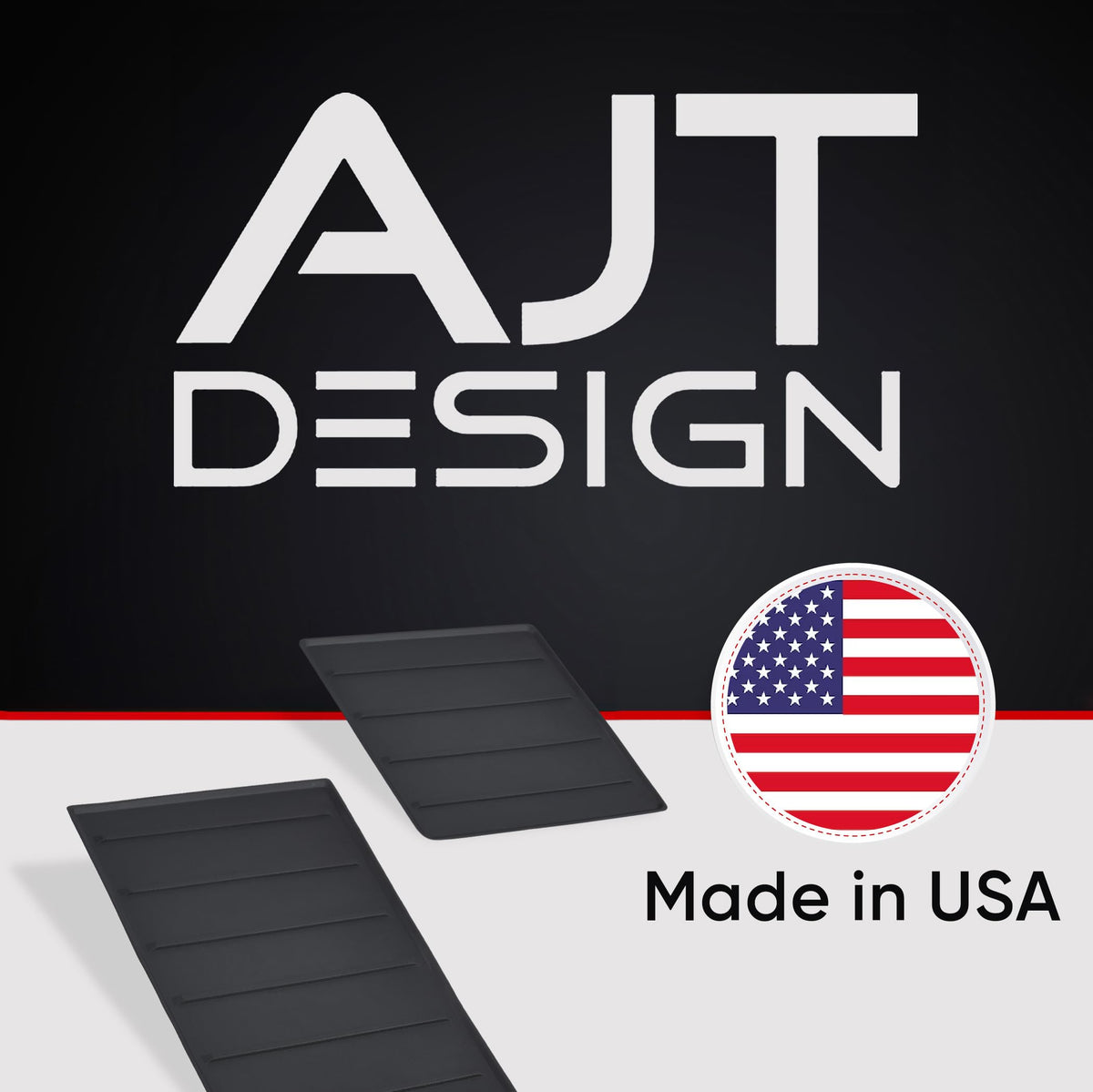AJT DESIGN liner edge detail showing snug OEM-style seam fit