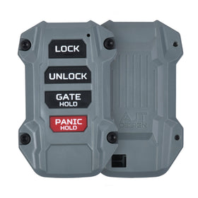 AJT DESIGN front view showing Lunar Rock case and improved protection