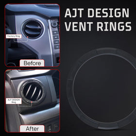 AJT DESIGN installed on Tundra dashboard demonstrating seamless blackout upgrade benefit