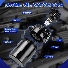 AJulyBee breather filter closeup demonstrating vented installation option and airflow benefit
