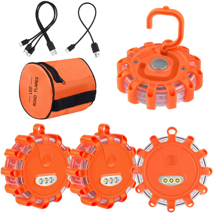 AK front packaging showing four flares and included cables for easy identification and purchase benefit