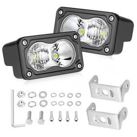 AKD Part front view of pair showing compact design and bright output