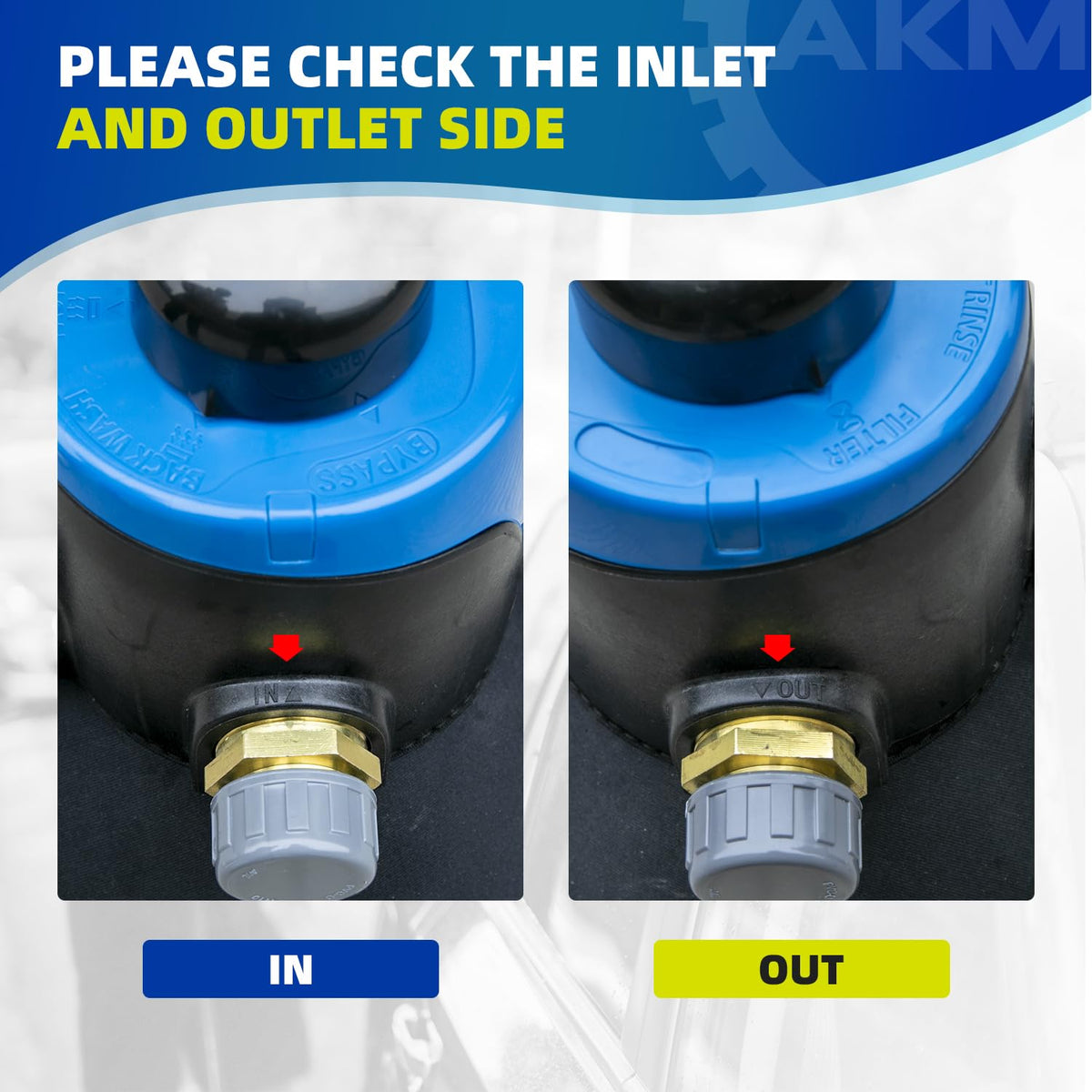 AKM garden hose quick connector connected for fast setup and compatibility