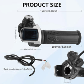 Akozon installed on scooter handlebar demonstrating ergonomic placement and ease of use