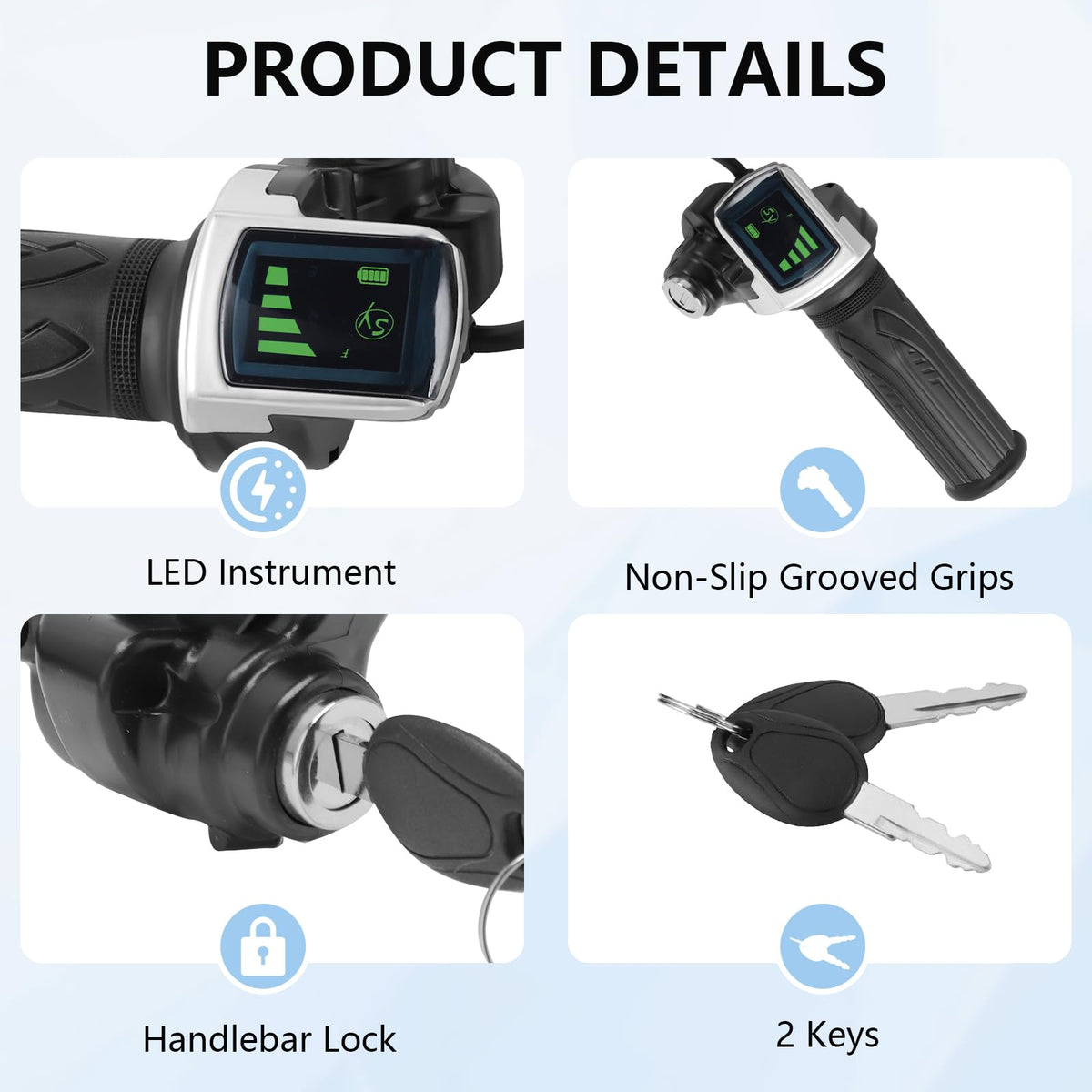 Akozon wiring harness and connectors laid out for easy controller compatibility verification
