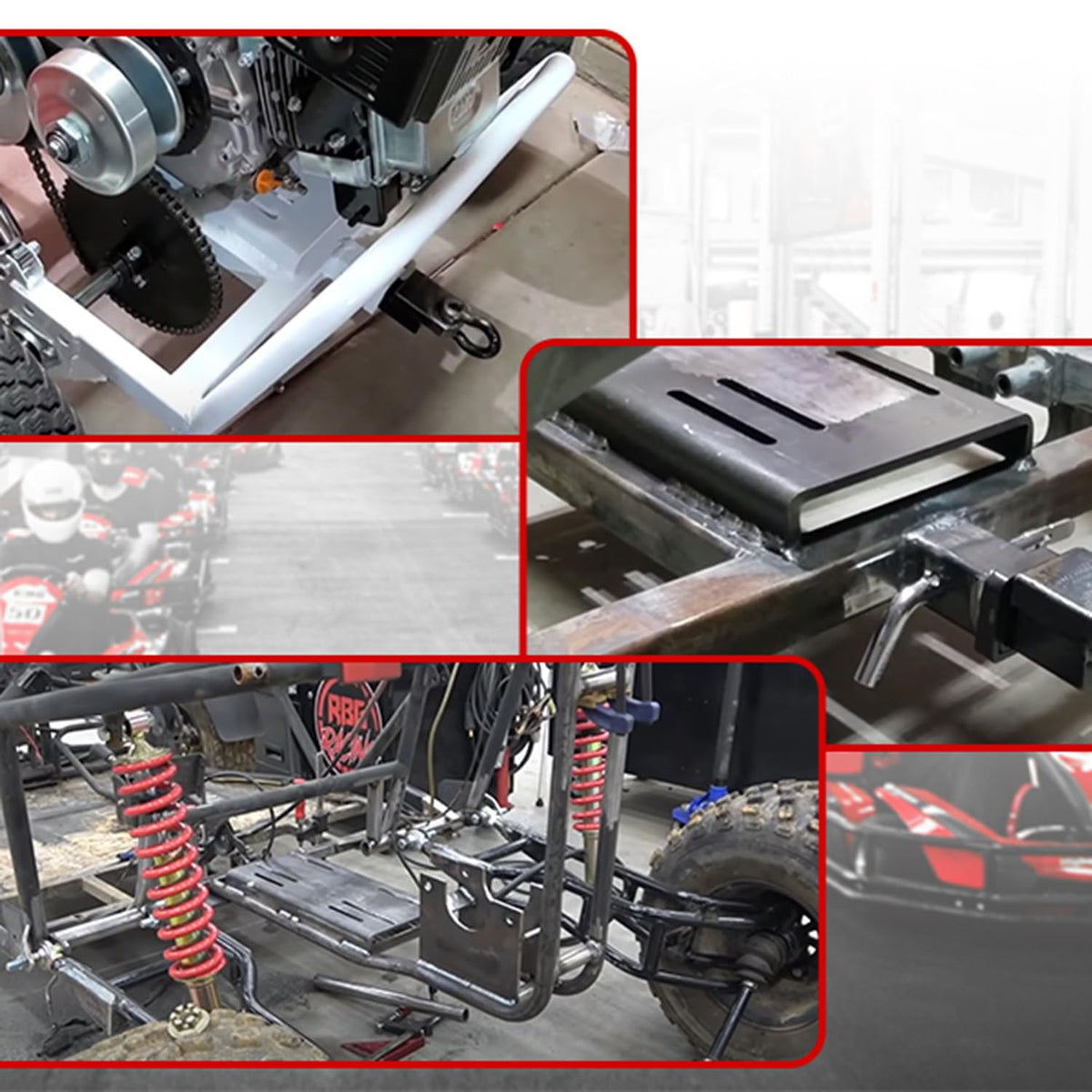 AKSGKGQ plate installed on Predator engine in frame, stable secure mounting
