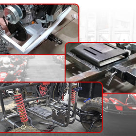 AKSGKGQ plate installed on Predator engine in frame, stable secure mounting